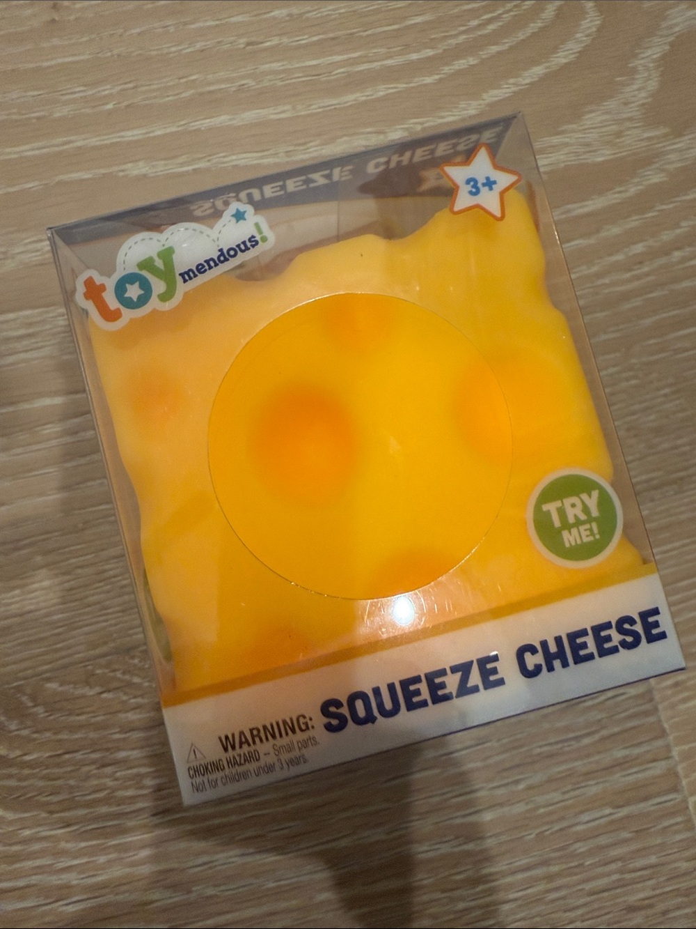 Viral NEW Toymendous Squeeze Cheese Squishy Toy